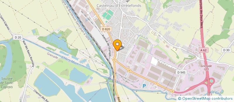 localisation de l'entreprise DIACILVA à CASTELNAU-D'ESTRETEFONDS