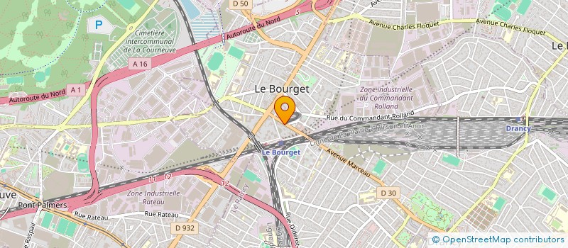 localisation de l'entreprise DIACLA à LE BOURGET