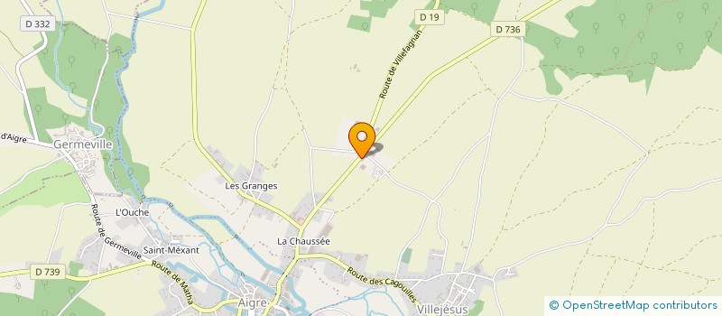 localisation de l'entreprise DIACO AUTOMOBILE  AIGRE