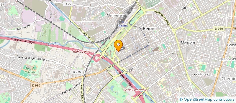 localisation de l'entreprise DIACO IMMOBILIERE & FONCIERE  REIMS