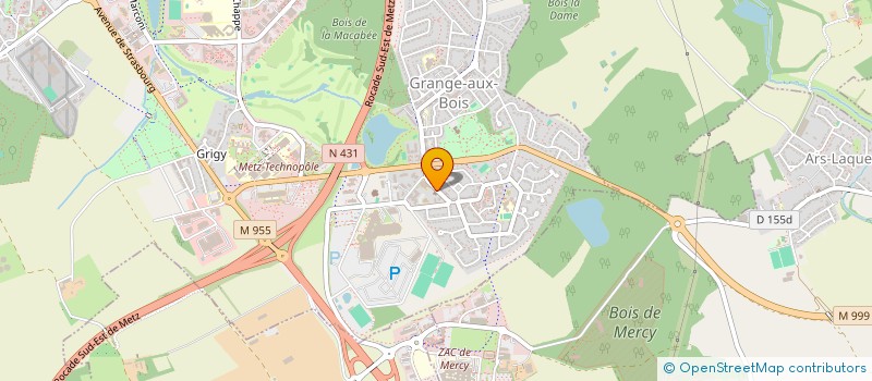localisation de l'entreprise DIACONAT DU COLOMBIER à METZ
