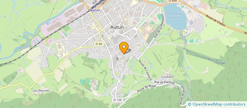 localisation de l'entreprise DIACONIE DE LA BEAUTE 71  AUTUN