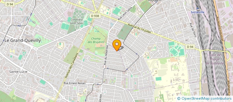 localisation de l'entreprise DIACONIE DE LA BEAUTE 76  SAINT-ETIENNE-DU-ROUVRAY