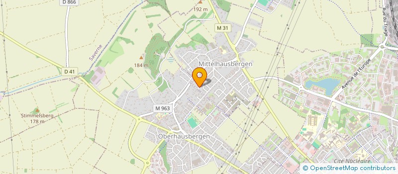 localisation de l'entreprise DIACONU RAVEL INVEST  MITTELHAUSBERGEN