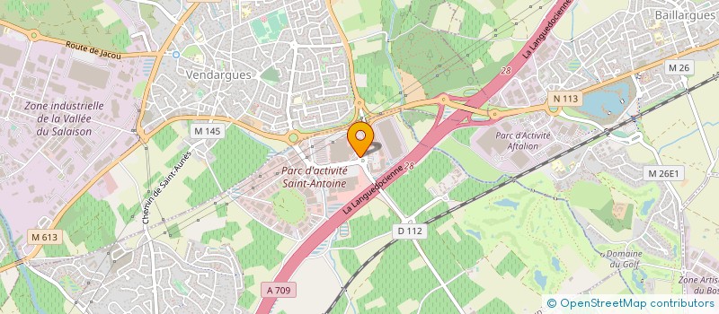 localisation de l'entreprise DIADAO PRODUCTIVE à SAINT-AUNES