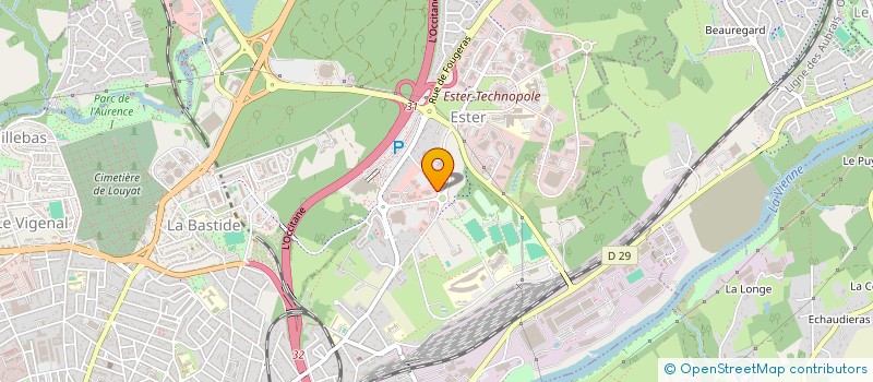 localisation de l'entreprise DIADEM à LIMOGES