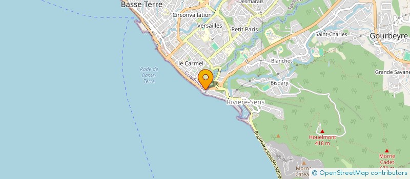 localisation de l'entreprise DIADOU CONSTRUCTION à BASSE-TERRE