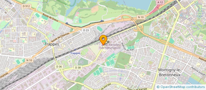 localisation de l'entreprise DIAF  MONTIGNY-LE-BRETONNEUX