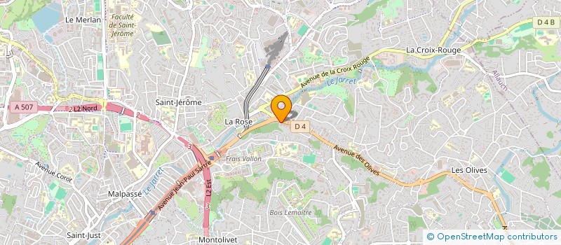 localisation de l'entreprise DIAF DISTRIBUTION  MARSEILLE