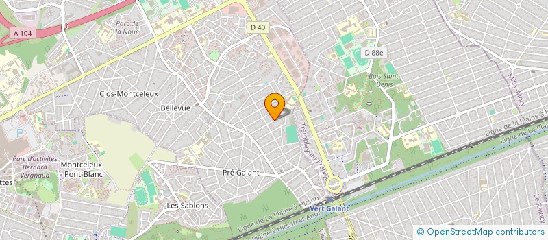 localisation de l'entreprise DIAF IMMOBILIER à VILLEPINTE