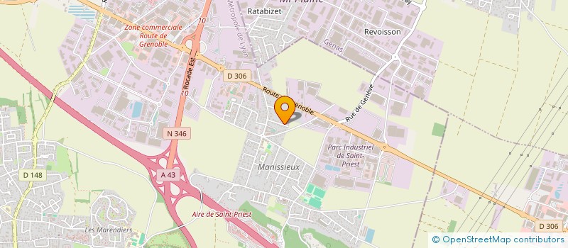 localisation de l'entreprise DIAF LOCATIONS  SAINT-PRIEST