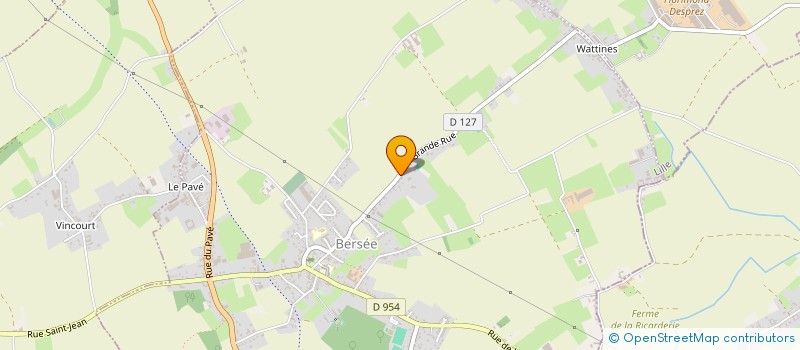 localisation de l'entreprise DIAFIR à BERSEE