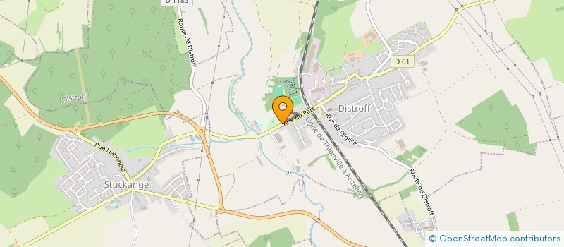 localisation de l'entreprise DIAFOR  DISTROFF