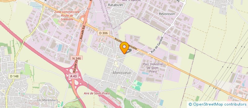localisation de l'entreprise DIAFTRANS à SAINT-PRIEST