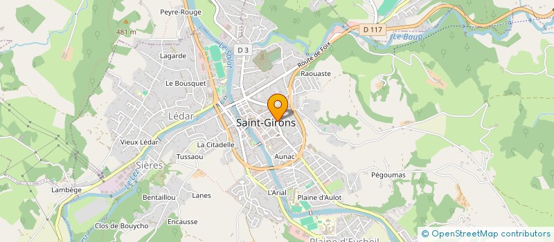 localisation de l'entreprise DIAG 09 à SAINT-GIRONS