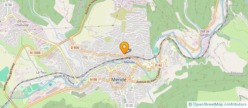 localisation de l'entreprise DIAG 48  MENDE