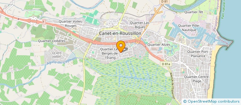 localisation de l'entreprise DIAG 66  CANET-EN-ROUSSILLON