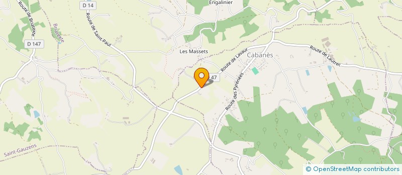 localisation de l'entreprise DIAG  CABANES