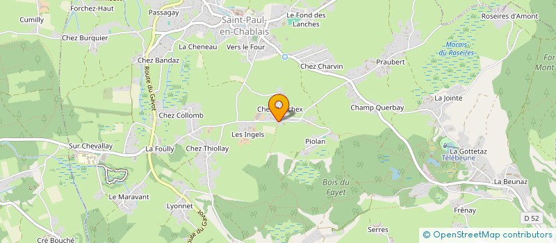 localisation de l'entreprise DIAG ALPES ENERGIE  SAINT-PAUL-EN-CHABLAIS