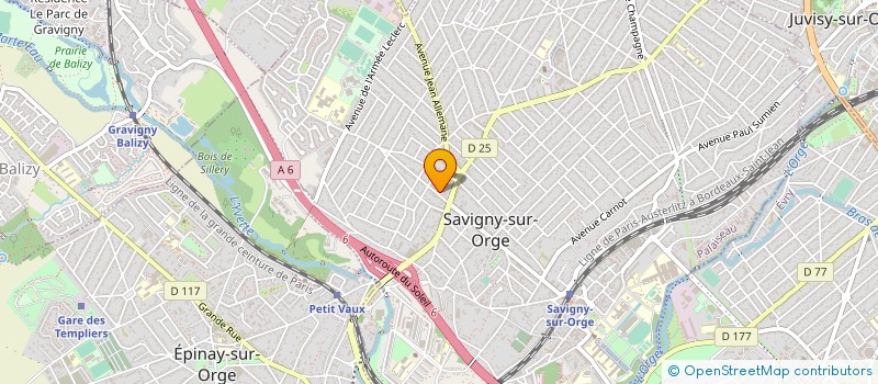 localisation de l'entreprise DIAG ASSAINISSEMENT à SAVIGNY-SUR-ORGE