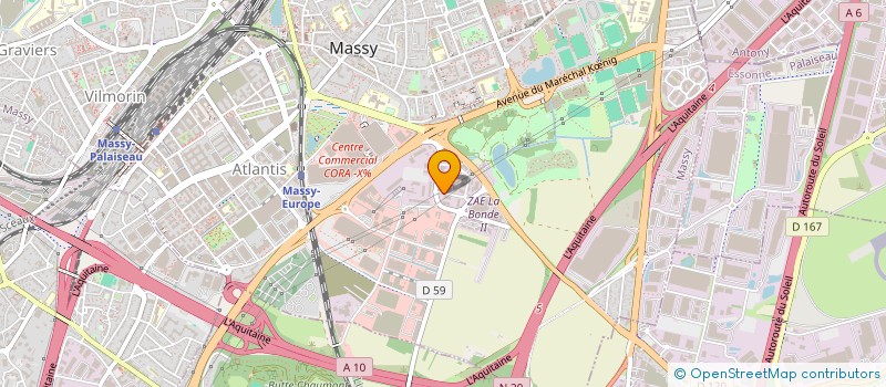 localisation de l'entreprise DIAG AT HOME  MASSY