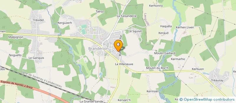 localisation de l'entreprise DIAG ATLANTIC à BRANDERION