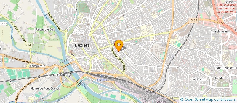localisation de l'entreprise DIAG AUTO 34 à THEZAN-LES-BEZIERS