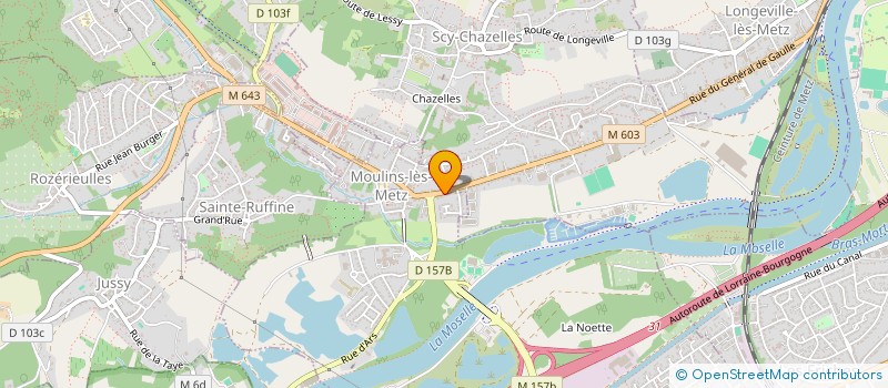 localisation de l'entreprise DIAG AUTO à MOULINS-LES-METZ