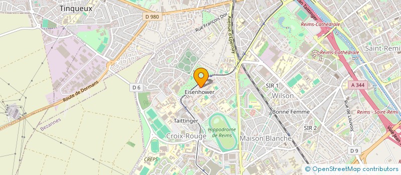 localisation de l'entreprise DIAG CONSEIL à REIMS