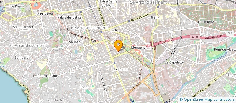 localisation de l'entreprise DIAG DEL à MARSEILLE