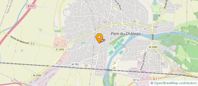 localisation de l'entreprise DIAG ENERGIE à PONT-DU-CHATEAU