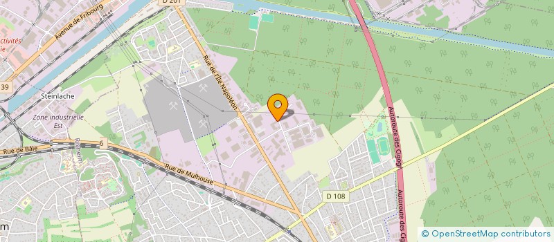 localisation de l'entreprise DIAG EST à RIXHEIM