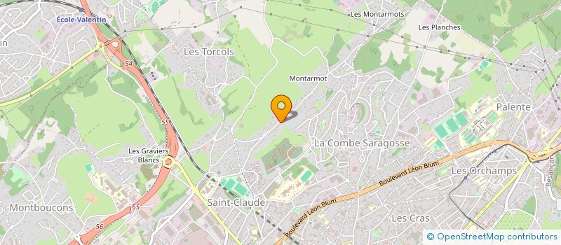 localisation de l'entreprise DIAG ET CONSEILS à BESANCON