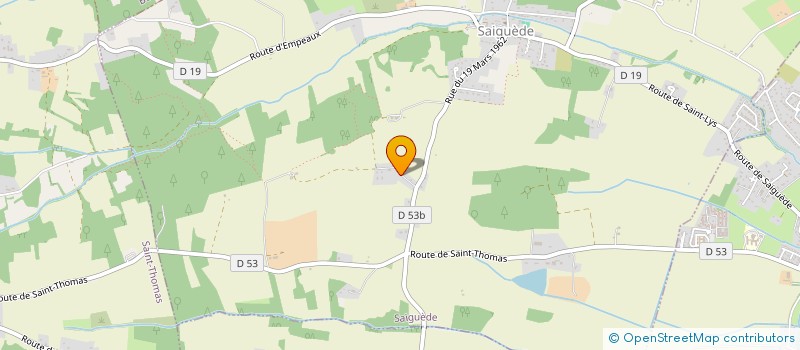 localisation de l'entreprise DIAG EXPERT 31  SAIGUEDE