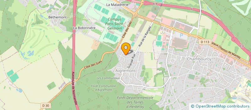 localisation de l'entreprise DIAG EXPERT IMMO à AIGREMONT