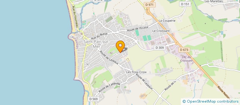 localisation de l'entreprise DIAG HABITAT 360  SAINT-PAIR-SUR-MER