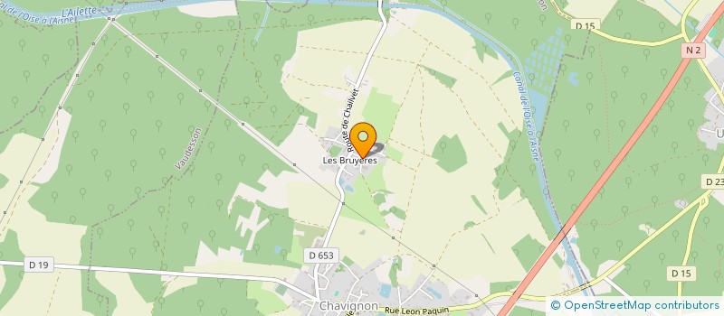 localisation de l'entreprise DIAG I2N à CHAVIGNON