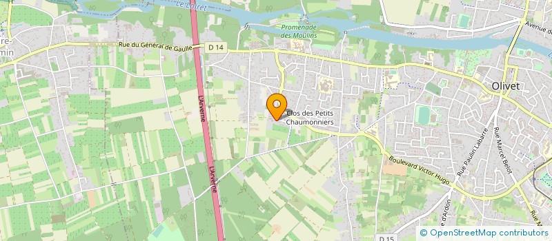 localisation de l'entreprise DIAG IMAGE FRANCE à OLIVET