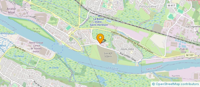 localisation de l'entreprise DIAG IMMO 44  INDRE