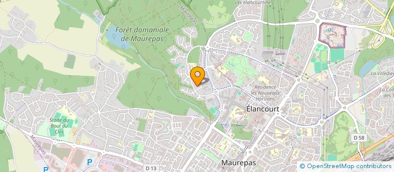 localisation de l'entreprise DIAG IMMO CONSEILS à ELANCOURT