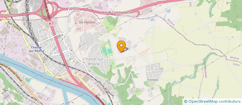 localisation de l'entreprise DIAG-IMMO EXPERTISES  CHASSE-SUR-RHONE