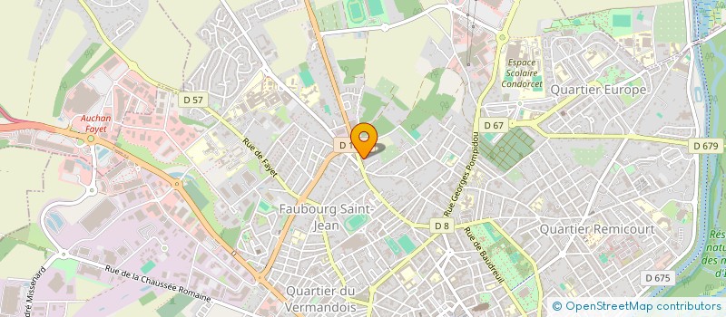 localisation de l'entreprise DIAG'IMMO FRANCE à SAINT-QUENTIN