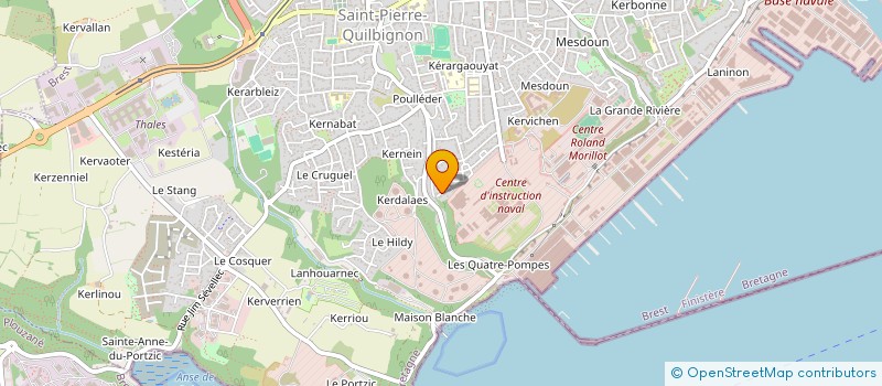 localisation de l'entreprise DIAG IMMO OUEST à BREST