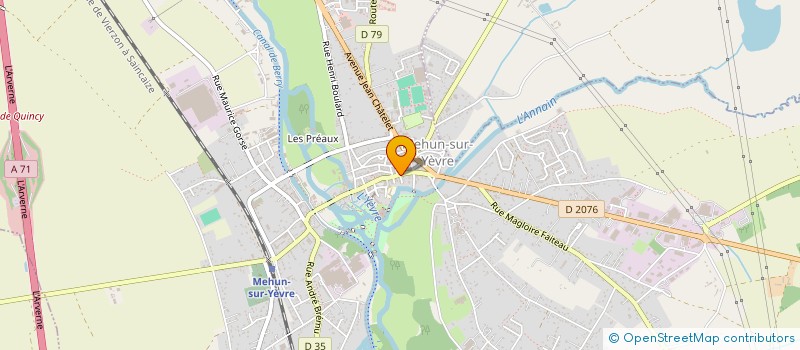 localisation de l'entreprise DIAG INFO  MEHUN-SUR-YEVRE