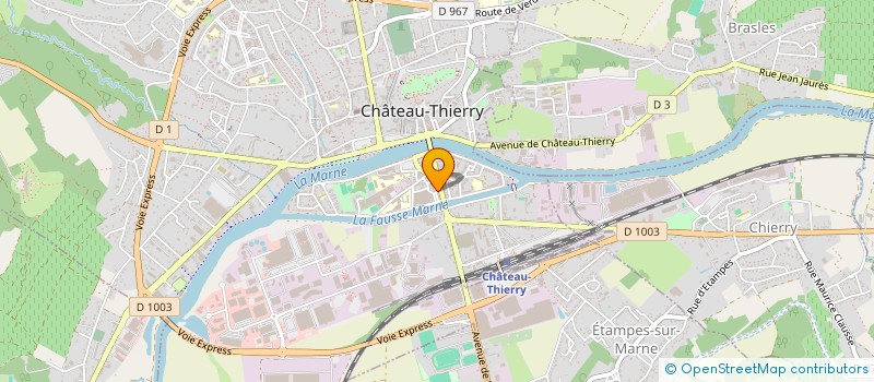localisation de l'entreprise DIAG K-ONCEPT à CHATEAU-THIERRY