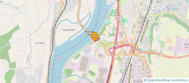 localisation de l'entreprise DIAG L&R à VALENCE