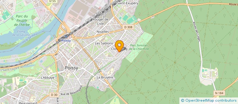 localisation de l'entreprise DIAG M IMMO  POISSY