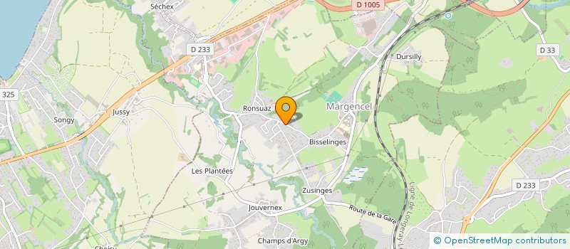 localisation de l'entreprise DIAG NUISIBLE HABITAT  MARGENCEL