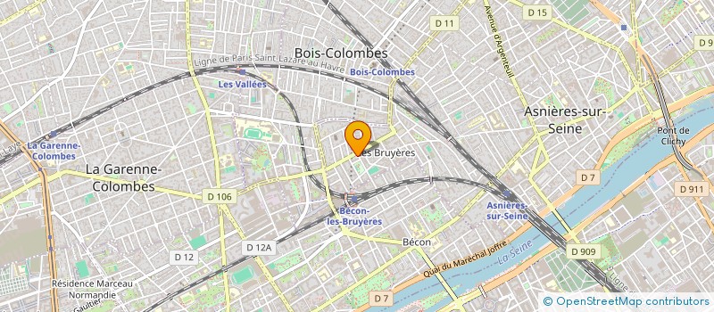 localisation de l'entreprise DIAG'PARTNERS à ASNIERES-SUR-SEINE