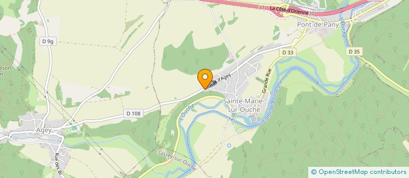 localisation de l'entreprise DIAG'PASS à SAINTE-MARIE-SUR-OUCHE